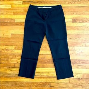 Ann Taylor Loft Black Cropped Pant sz 10